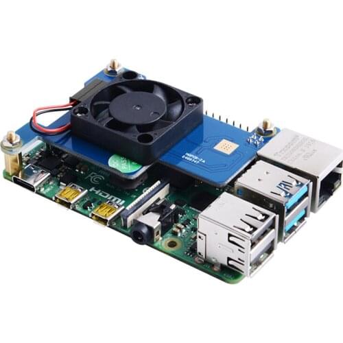 Raspberry Pi 4 Power-Over-Ethernet Extension Board with Built-in Cooling Fan PoE HAT For Raspberry Pi 4B 3B 3 B