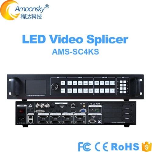 SC4KS Multi window full color SDI video processor 4K*2k similar to vdwall lvp7000 video controller for big event show screen