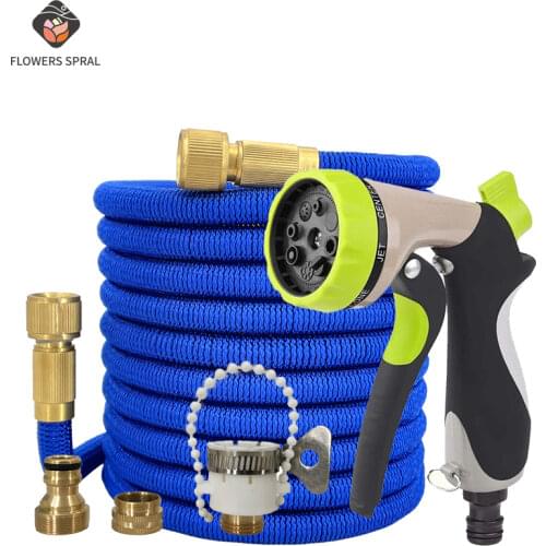 Garden Irrigation Car Wash Hose Manguera Extensible De Jardin Spray Foam Cleaning Machine Flexibele Tuinslang Big Promotion