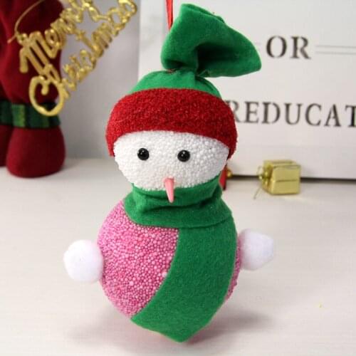 Christmas decorations holiday gifts foam cloth snowman ornaments pendant Christmas gifts children gifts