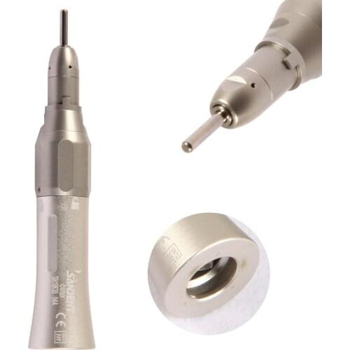 SANDENT Dental FX65 External Water Spray Slow Low Speed Straight Nosecone Handpiece 1:1 Direct Drive NSK Style SP4