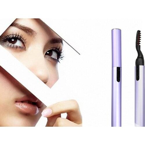 Electric Heated Eyelash Curler USB Rechargeable Eyelashes Curler Quick Heating Natural Eyelash Curler Long Lasting Makeup