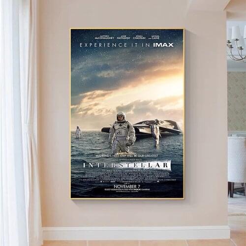 SP118 Silk Cloth Wall Poster Interstellar movie (B) Matthew McConaughey Art Home Decoration Gift