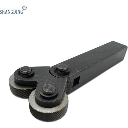 1.5mm Pitch 8 X 26mm Dual Wheel Knurling Linear Knurl Tool Lathe Cutter