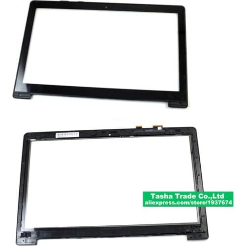 15.6 Touchscreen for ASUS S500 S500C Touch Screen Panel Digitizer Glass with frame Replacement shipping free TCP15F81