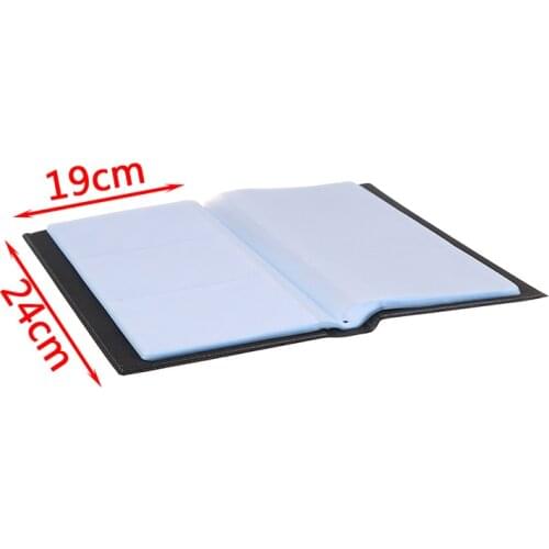 240 Cards PU Leather Business Name Card Book Credit Card Holder Book Card Organizer New