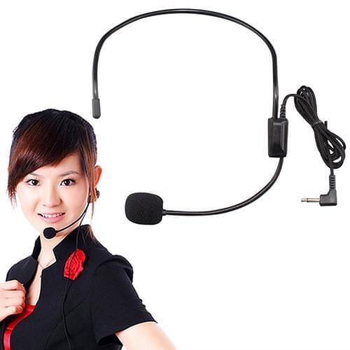 3.5MM Wired Microphone Headset Conference Guide Speech Speaker Amplifier Microfone Headset Microphone adjustable 360 degrees