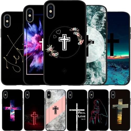Bible Jesus Christ Christian Black TPU Silicone Soft Phone Case For iPhone 11 12 Pro X XR XS MAX 5 6 7 8 Plus SE 2020