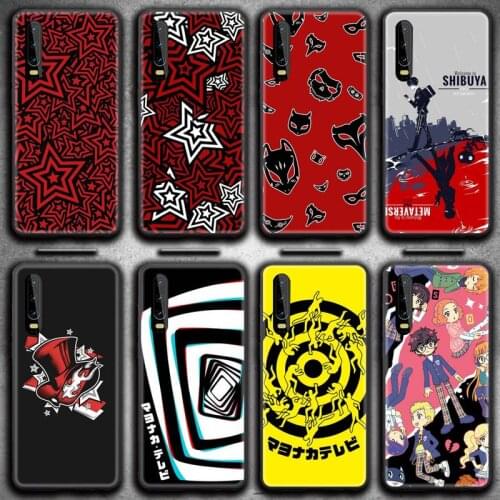 Persona 5 Stars Phone Case for Huawei P20 P30 P40 lite E Pro Mate 30 20 Pro P Smart 2020 P10
