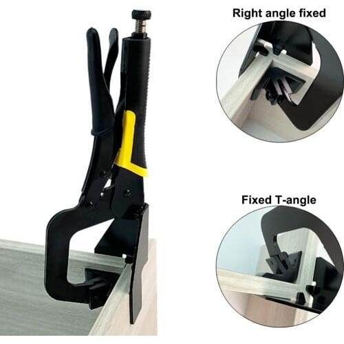 Woodworking Oblique Hole Locator Anti-displacement Fast Fix Right Angle 90 Degree Clamp Tool Home Renovation Supplies new
