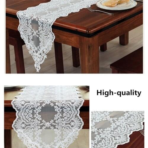 Europe embroidered table runner flag table cover Lace Cloth table cloth coffee table flag white TV cabinet long tablecloth