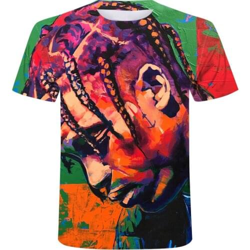 2021 Summer New Fashion Mens Womens T-shirt 3D Printing Hip Hop Short Sleeve Harajuku Oversized Top Casual Sports Streetwear