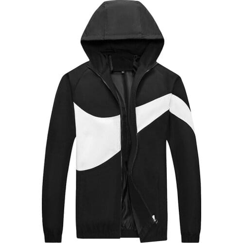 JUNSRM Hooded Jackets For Men
