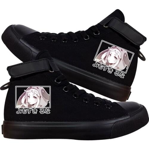 Kakegurui Anime Cosplay Sweet Cute Girl Print High-Top Canvas Shoes Casual Breathable Leisure Unisex Sport Sneakers Vulcanize