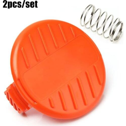 For BLACK + DECKER STC1815 GL4525 ST5528 ST5530 STC1820 Spool Cover For Grass Trimmer 385022-03 2pcs/set