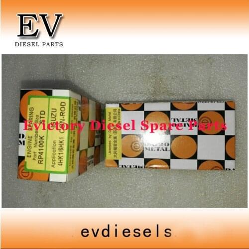 Copper 4HK1 4HK1T main/crankshaft bearing and con rod bearing for Hiatch excavator zax270