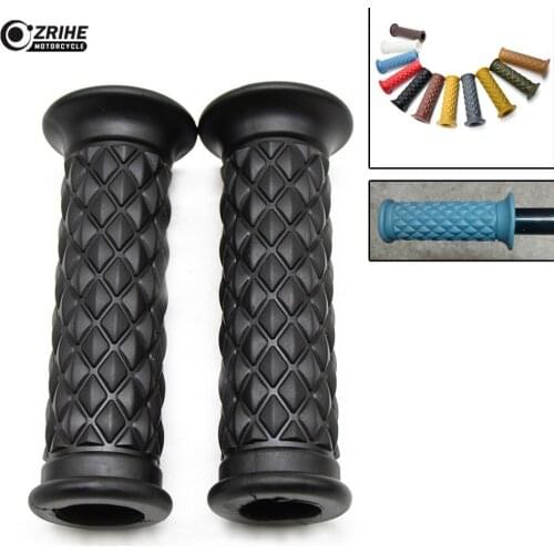 7/8" 22mm 25mm Motorcycle Grips Cafe Racer Round Handlebar Grips Street bike for 200 XC 250 EXC 390 RC 390