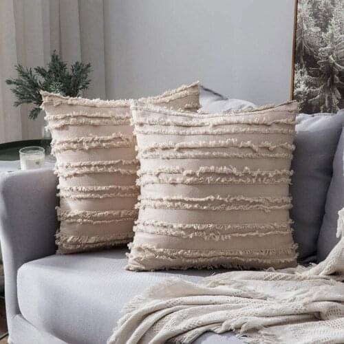 Home Decor Cushion Cover Cotton Linen Throw Pillow Covers For Living Room Sofa Bedroom Hotel Pillowcase 45x45/30x50cm Decorative