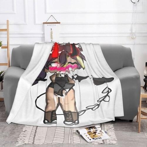 Gacha Life Quilts And Comforter Bed Anime Closing Satisfied Luxury Decorative Bed Blankets Towel Blanket ChildrenS Cover Plaid