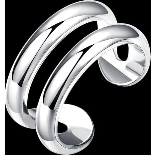 Wholesale fashion jewelry, , M925 Silver color ring, jewelry, Nice Jewelry. Good Quality R16