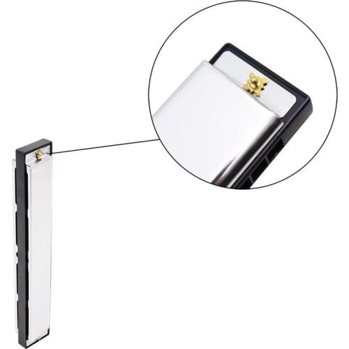 24 Hole Mouth Organ C Harmonica Instrument Amateur Family with