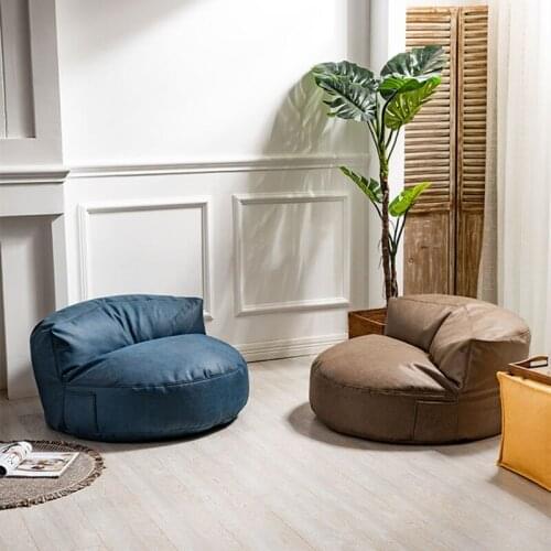 Semicircular couch tatami balcony bedroom web celebrity creative deck chair double single fan leather removable washable