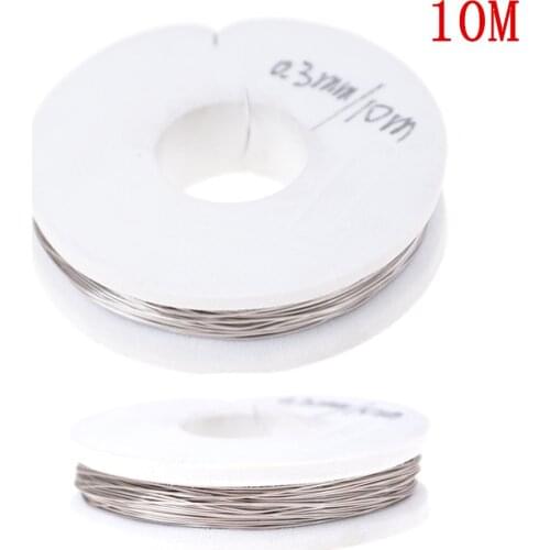 10M Nichrome Electric Heating Coils Premade Coil Resistance/heating Wire For High Density Atomizer Wire Diameter 0.3mm