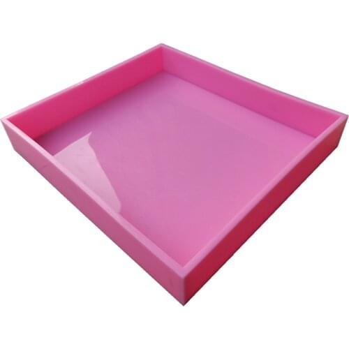 Size 432*381*64 mm Big Silicone Molds Silicone Liner Silicone Trays for Natural Cold Process Soap Making