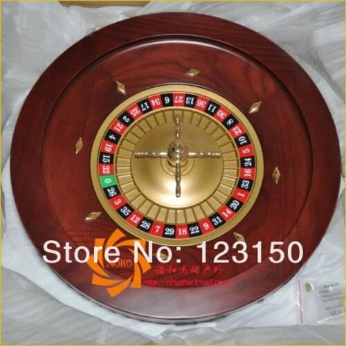 RS-008 Free shipping 1pc quality 18 inch wooden roulette wheel, Diameter 45cm