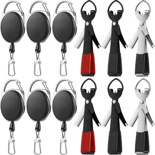 Fishing Quick Knot Tying Tool 4 in 1 Mono Line Clipper Combo Includes 6 Fly Fishing and 6 Fly Fishing Line Clippers