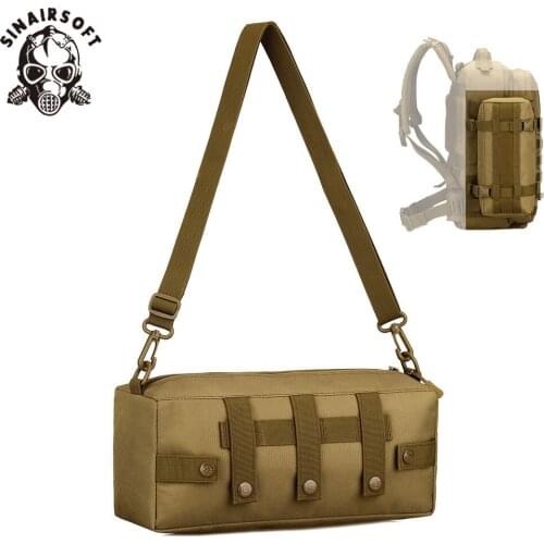 SINAIRSOFT Outdoor Military Tactical Backpack Nylon Waist Pack Waterproof Molle Camping Hiking Pouch Accessory Bag