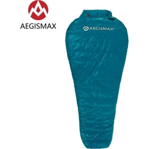 AEGISMAX NANO2 95% White Goose Down Mummy Sleeping Bags Splicable Ultralight for Spring Autumn Outdoor Camping Hiking Porta