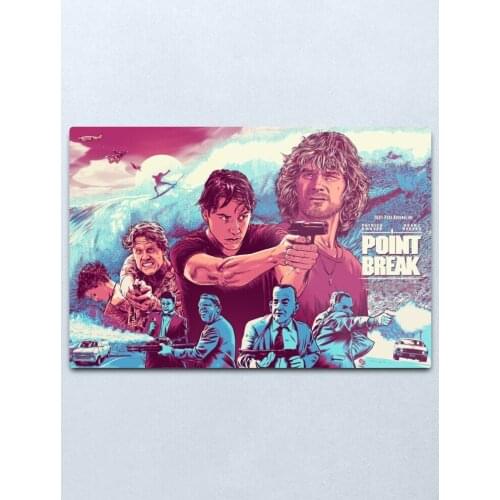POINT BREAK Metal Print Wall Art Home Wall Decor Tin Sign wall decoration wall stickers restroom accessories
