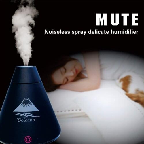 Volcanic Humidifier Mini Portable USB Touch Switch Aromatherapy Atomizing Air Humidifier Essential Oil Diffuser LED Humidifier