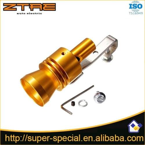 High Quality Universal Car Turbo Sound Whistle Muffler Exhaust Pipe Blow off Vale BOV Simulator Whistler Size S
