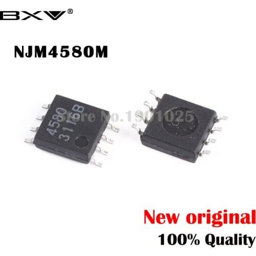 Free Shipping 10pcs NJM4580M SOP-8 4580M SOP SMD new original