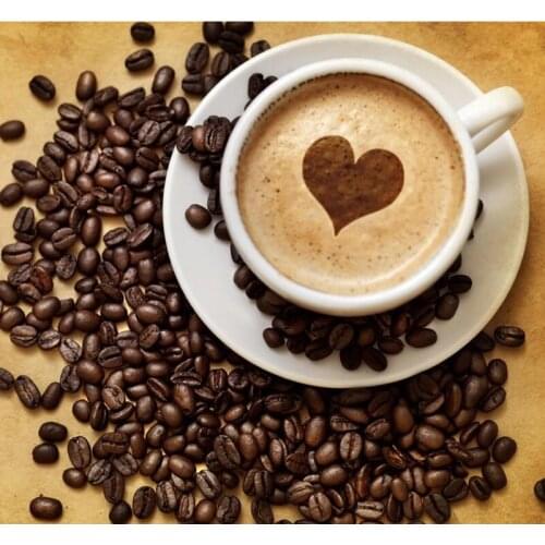 5D DIY Diamond Painting Full Square Embroidery Mosaic Cross Stitch For Home Wall Decor with Coffee/Cup