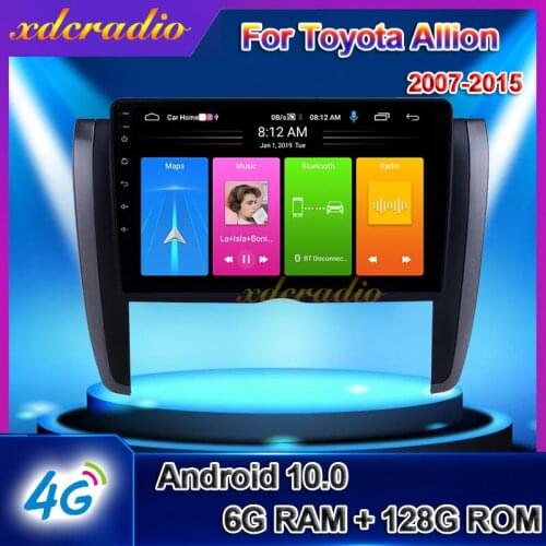 Xdcradio 9" Android 10.0 Car Radio For Toyota Allion Auto DVD Multimedia Player GPS Navigation 6+128G Carplay 4G 2007-2015