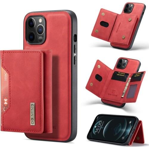 Case For iPhone 11 12 Pro Max 11 12 Pro 11 12 Luxury Leather Wallet Magnetic Flip Cover For Credit Card Shockproof Slot Holder
