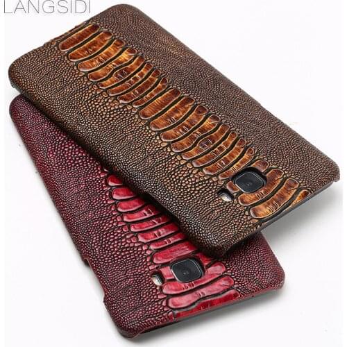 Genuine Leather Phone Case For Samsung Galaxy S8 S9 Plus Case Lizard Texture Back Cover For S7 Edge A5 A7 J3 J5 J7 2017 Cases