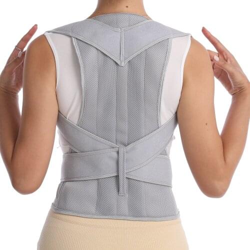 ABS Bone Elastic Adjustable Belt Shoulder Orthopedic Posture Corrector Scoliosis Back Brace Spine Medical Therapy Support Belt