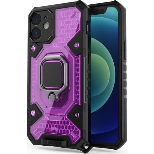 Heavy Duty Protection Ring Holder Dual Layer Fitted Case for Iphone 11 12 Pro Max X XR Xs Full Protection Phone Bag