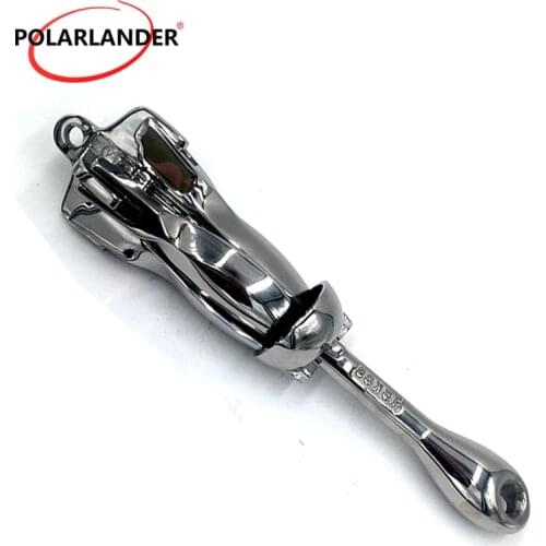 1.5KG 316 Stainless Steel Marine Yacht Grapnel Anchor Folding Boat Durable Parts Docking Hardware 2018 New Arrive