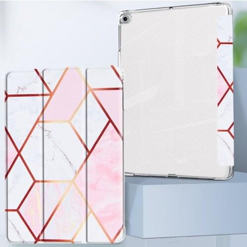Bracket for ipad pro 11 2021 stand 3-Fold holder for ipad pro 11 2020 2018 tablet Pencil cases Marble cover funda capa pc case