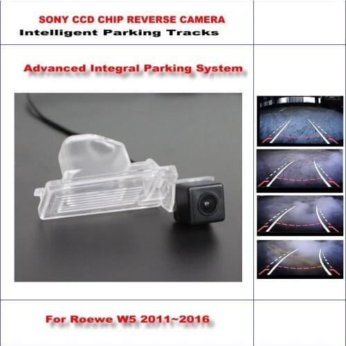 Car Parking Rear Camera For Roewe W5 2011-2016 Intelligent Reverse Tracks Backup Dynamic Guidance Tragectory CAM