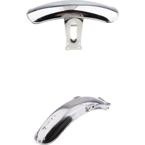 Front + Rear Wheel Fender Mudguards Motorcycle Motorbike for Honda CG125