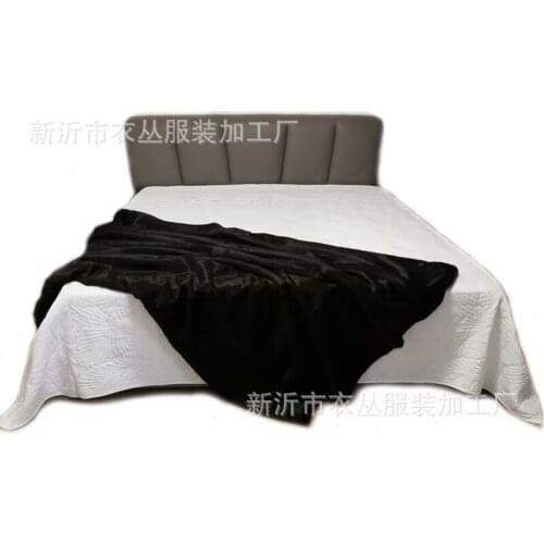 Faux Fur Bed Throw Blanket Bedspread Coverlet