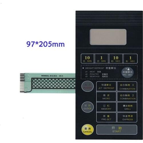 Microwave Oven Button Touch Membrane Switch Control Panel WD900B WD900ASL23-2 For Galanz