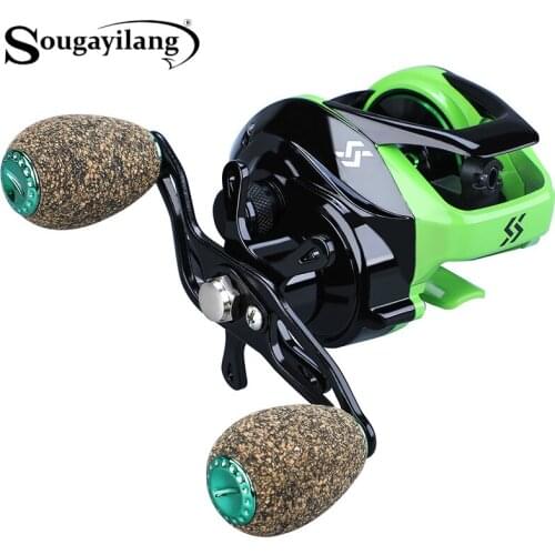Sougayilang 7.2:1 High Speed Baitcasting Reel CNC Aluminum Spool 12+1 BB Saltwater/freshwater Baitcasting Reel Fishing Tackle