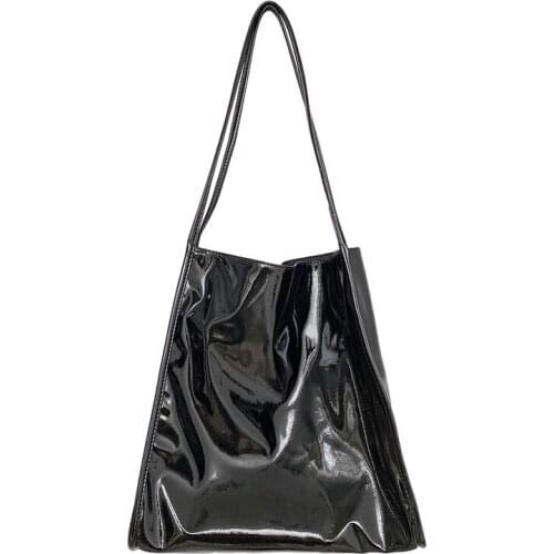 New Casual Middle Women‘s Bag Casual Female Shoulder Bag Korean Style PU Leather Soft Ladies Handbags Whole Sale